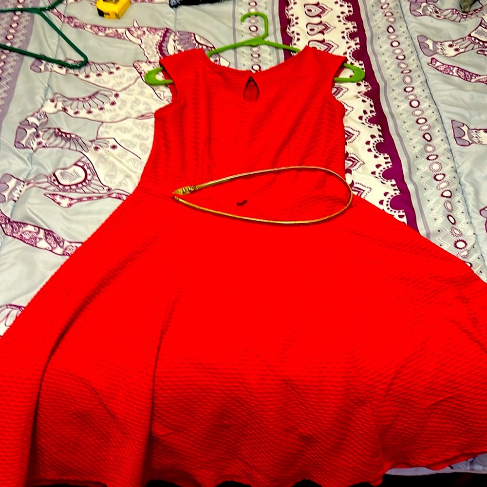Red dress